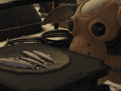 초저녁에 드리운 낚싯줄