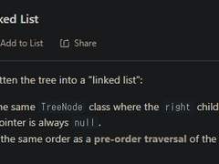 [2022.07.27] 114. Flatten Binary Tree to Linked List