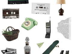 Retro Objects - Green