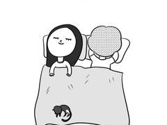 국제결혼개그만화 29화 침대에서 일어나는 일들