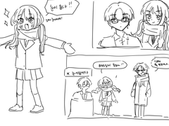 눈사람 만드는 도안대 친구들