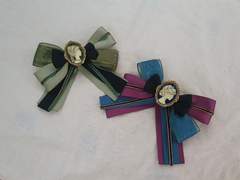 엘사/안나 리본 브로치