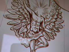 루시퍼 타투 Png