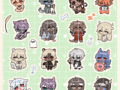 동물의 왕국 은혼 스티커 도안