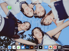 뉴진스 아이패드 배경화면 공유