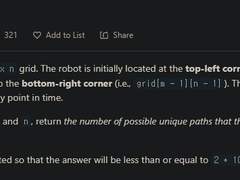 [2022.08.01] 62. Unique Paths