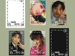 엔시티 마크 투명 포카 프레임 도안 공유