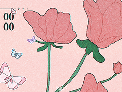 봄 우표 고정틀 커미션