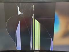 끼에엑!! 모니터 박살났어요😱😱😱