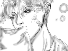 긴건복 낙서 커미션