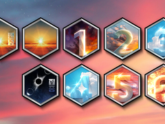 마키가로기아 하늘 테마 다이스 토큰