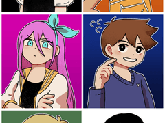 오모리 6명 전체