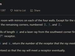 [2022.08.04] 858. Mirror Reflection