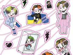 C.T 자작 칼선 스티커 도안