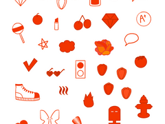 [굿노트 스티커] RED