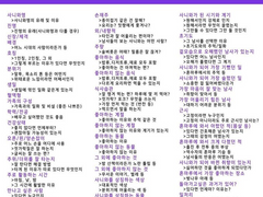 사니와 설정&썰