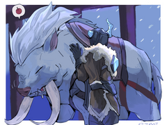 [릴레이 그리기 11번째]브리슬? 가서 먹어치워!