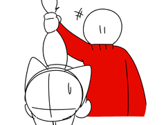 꼬리잡기 고정틀 커미션