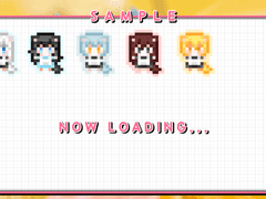 고양이메이드 도트 고정틀 커미션