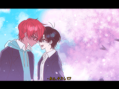 在樱花下亲吻~벚꽃아래키스~