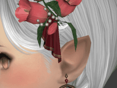 초롱꽃 머리장식