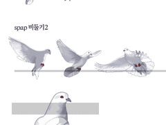 [클스 브러쉬/ 웹툰 소재] 비둘기 브러쉬
