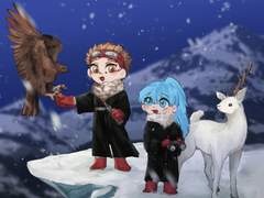 <설산>호크푸름