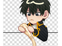 [유료 도안] 은혼 히지카타 투명 예절 포카 도안