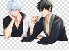 [유료 도안] 은혼 긴히지 투명 예절 포카 도안