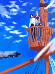 바다새와 물고기