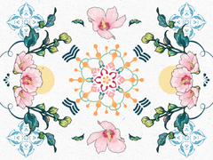 (유료, 부분 무료) 무궁화 꽃과 줄기 소스