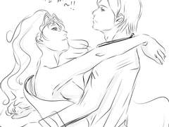 커튼콜아래그랑 낙서