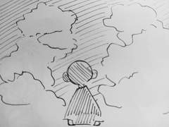 하늘을 보고 있으면