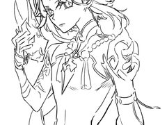 스마트폰 통화로 고백한 서브컬쳐 그녀