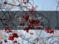 [화산귀환]「눈이 녹으면」