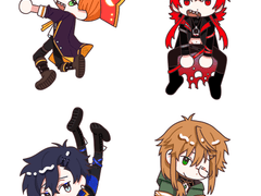 레볼루션하트 아크릴 도안