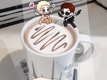 멋진징조들 투명 포카 도안 유료 배포