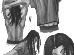 스트레칭하는 게토 / 유메노