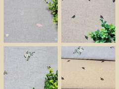 구입한 자수 원단