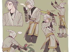 [릴레이 그리기 19번째]나의 검은 당신의 것이오