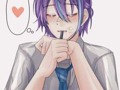 케이크 먹는 중딩 루이