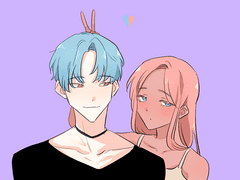 브이손 고정틀 커미션