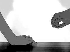 [ 빛이 들어오지않는 방 안 ]