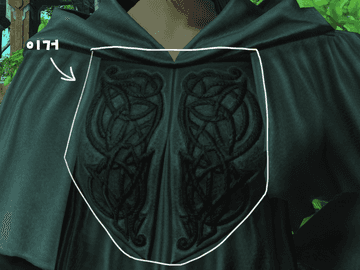 고대인로브 문양