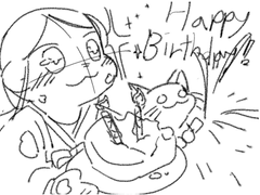 [산나비] 생일 축하해!