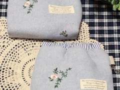 핸드메이드 자수 파우치