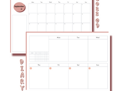 [굿노트 9월 먼슬리/위클리] 심플리