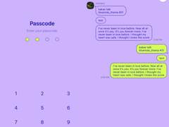 Purple Neon : Kakao Talk Theme