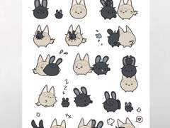 물가의 밤 늑태주 X 토의현 굿노트 스티커 배포