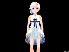 헤더 홀터넥 시스루 슬립